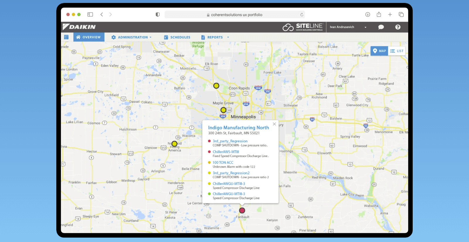 Daikin HVAC remote monitoring system case study